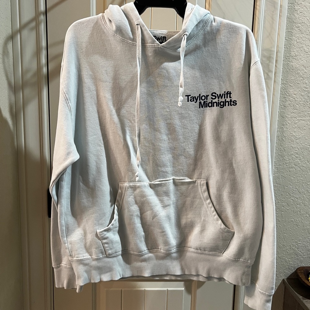 Taylor Swift Midnights Hoodie in Light Blue
